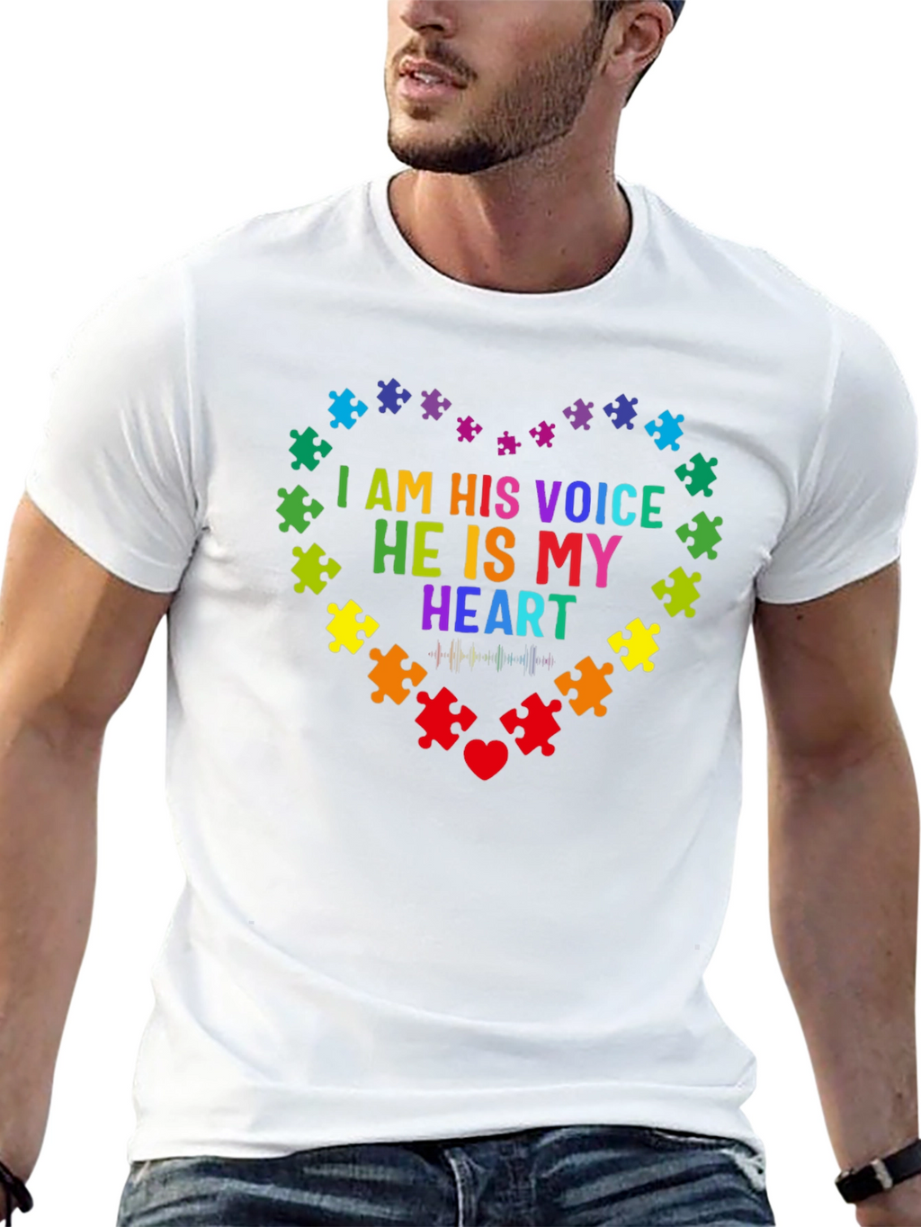Autism Awareness Puzzle Heart T-Shirt