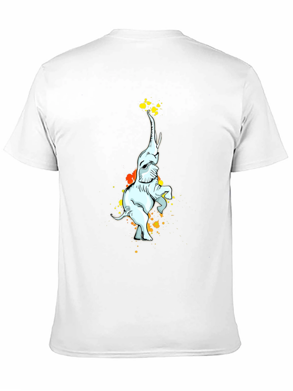 Elephant Art Black T-Shirt