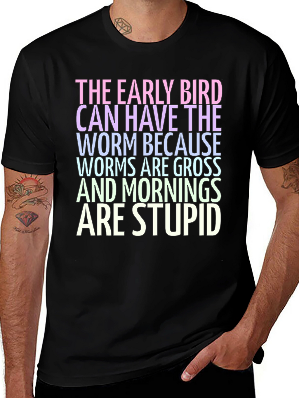 The Early Bird T-Shirt - Worms are Gross!