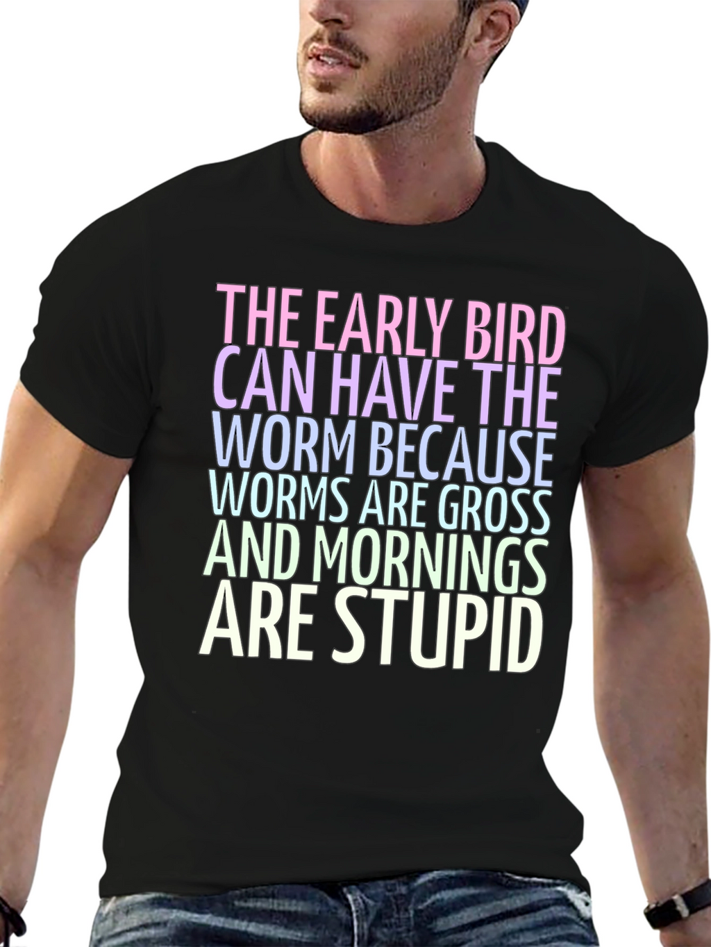 The Early Bird T-Shirt - Worms are Gross!