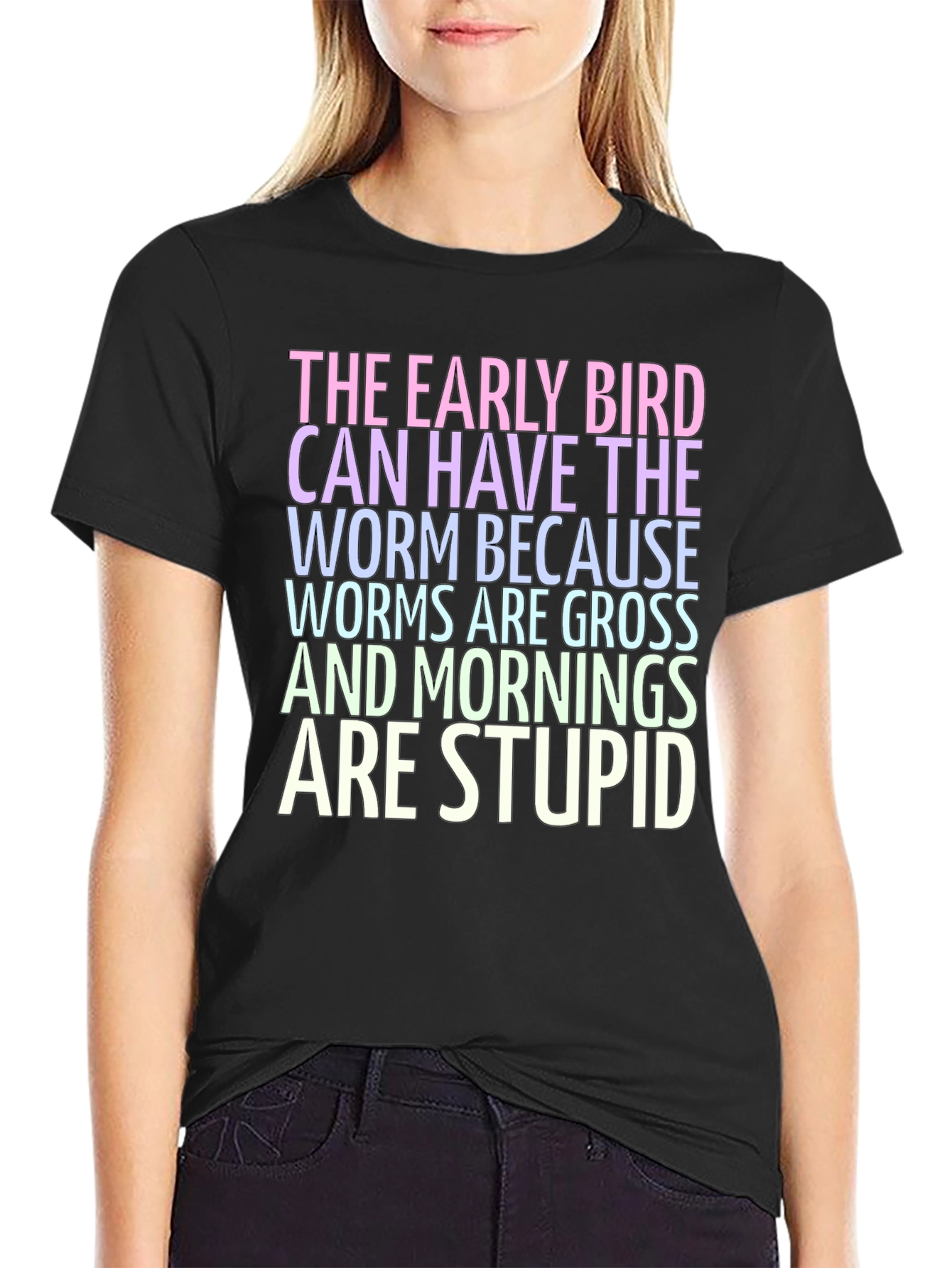 The Early Bird T-Shirt - Worms are Gross!