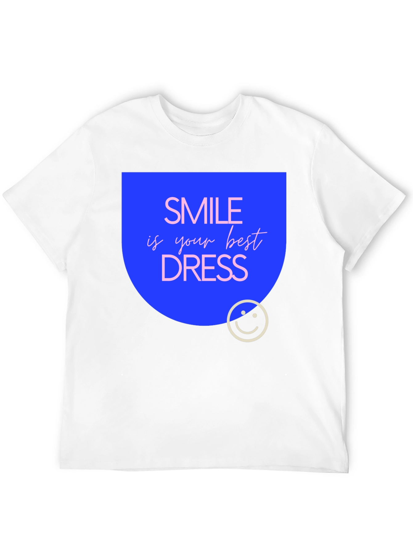 Smile is Your Best Dress Black T-Shirt