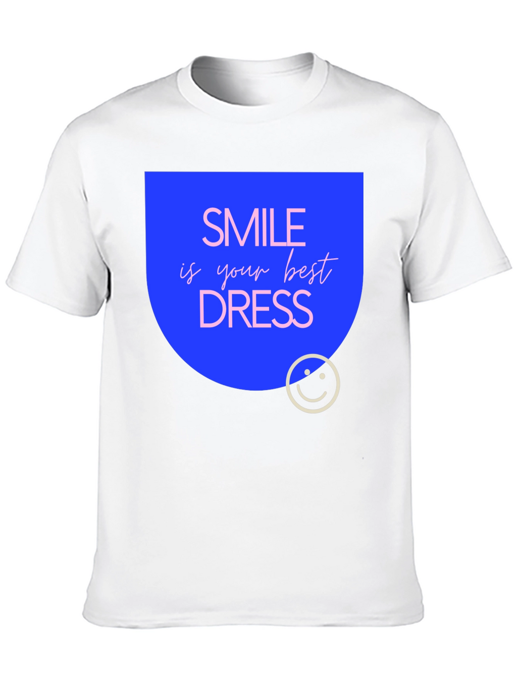 Smile is Your Best Dress Black T-Shirt