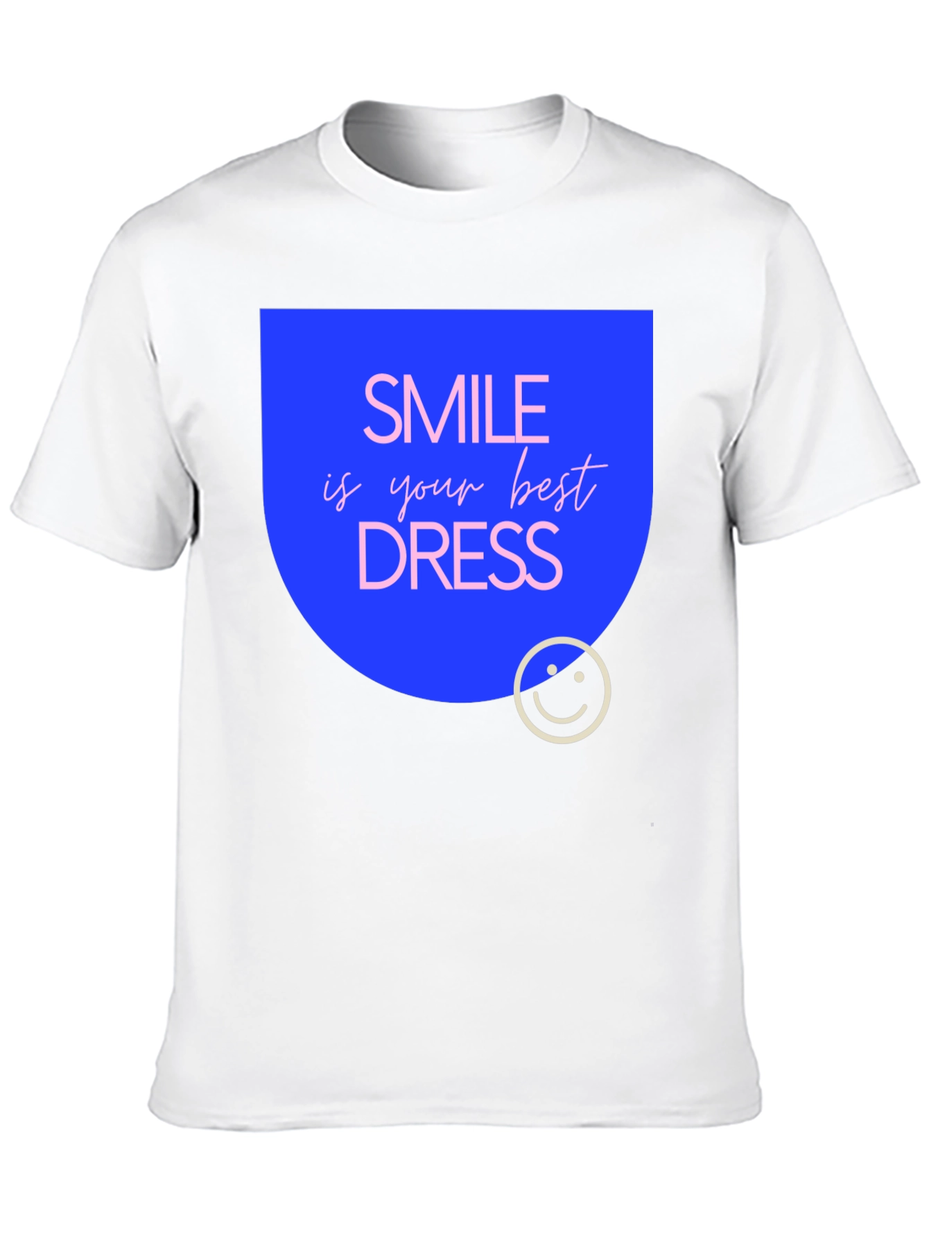 Smile is Your Best Dress Black T-Shirt
