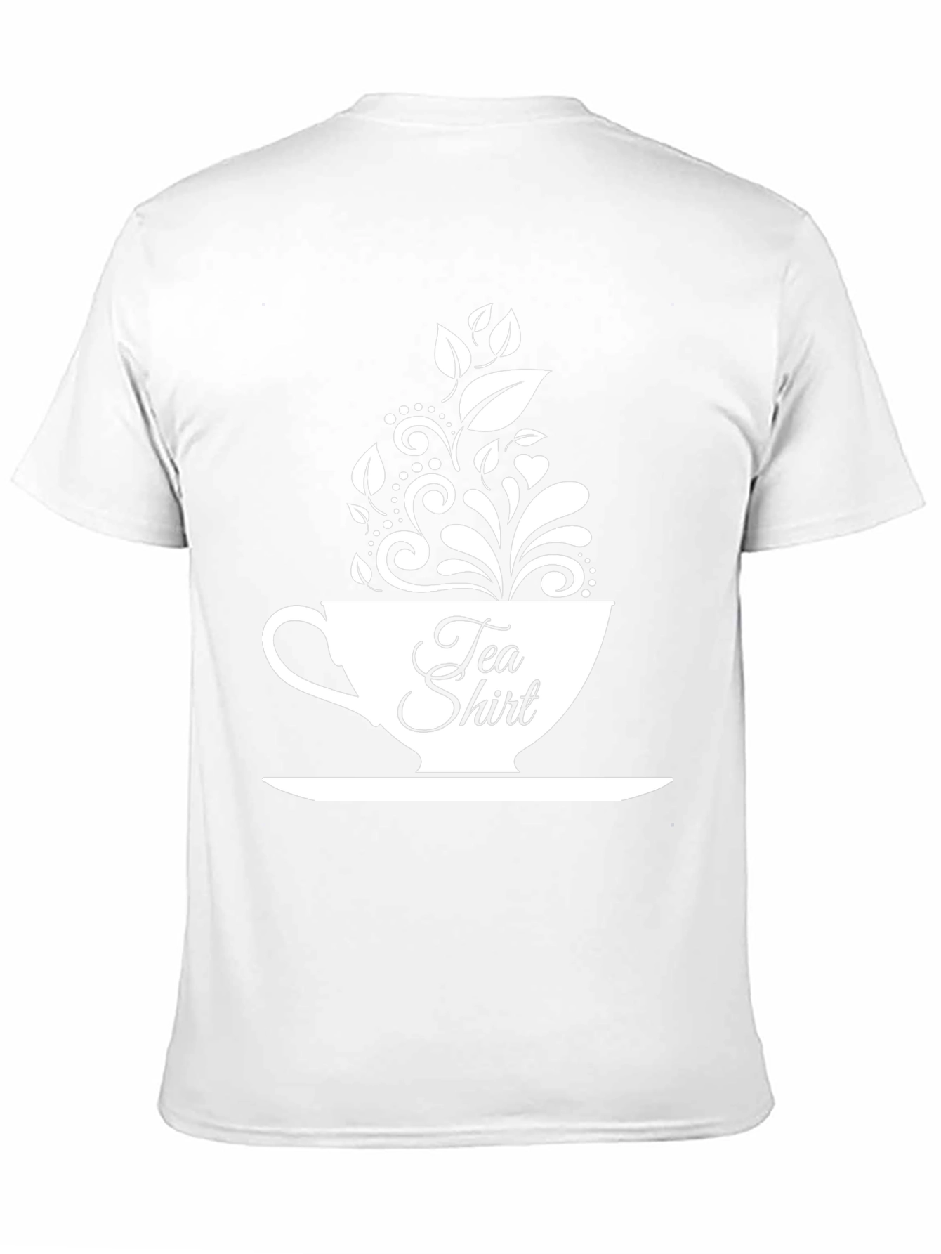 Tea Shirt Graphic Tee - Black Cotton Blend
