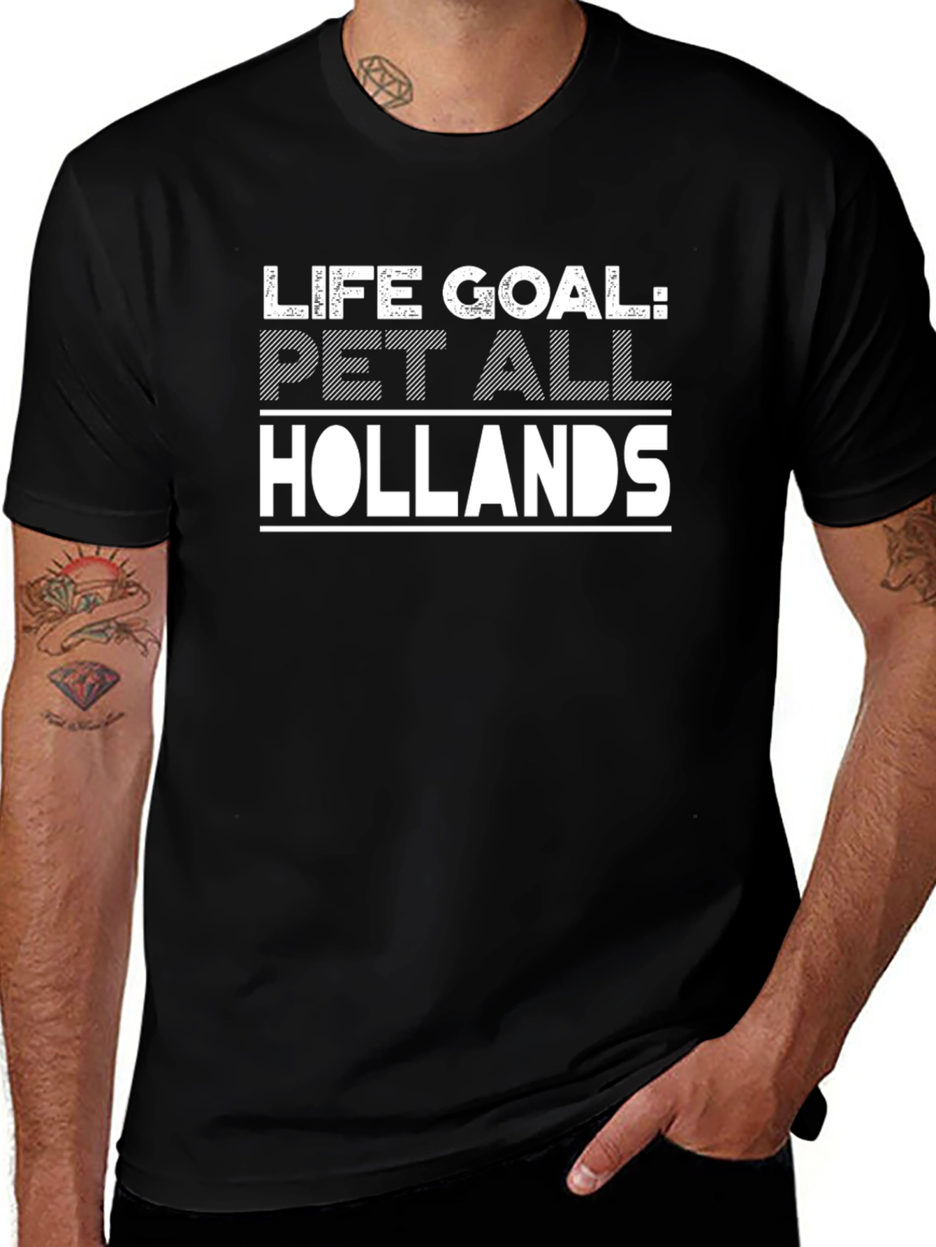 Life Goal: Pet All Hollands Graphic T-Shirt