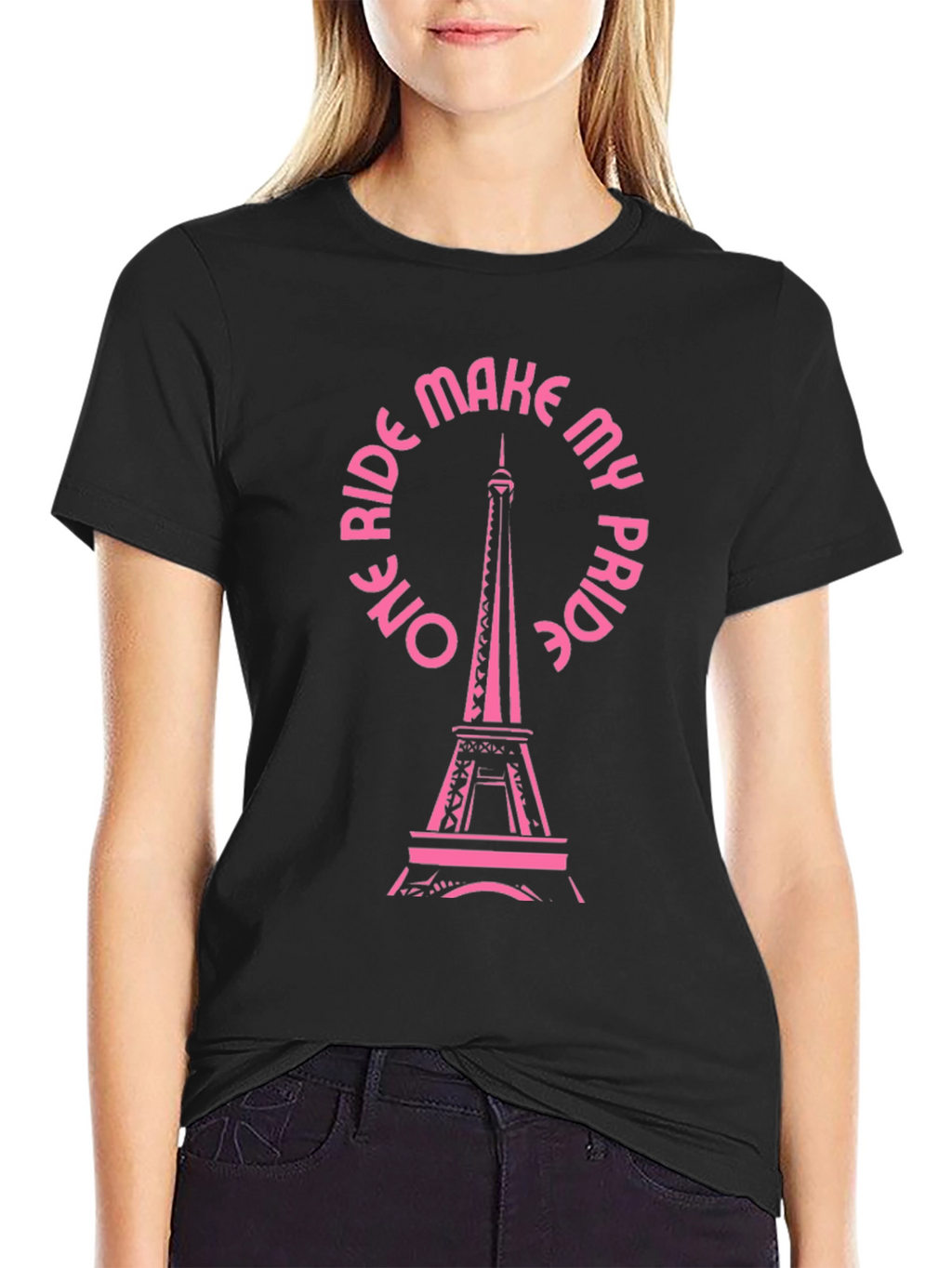 Paris Pride Black Graphic Tee