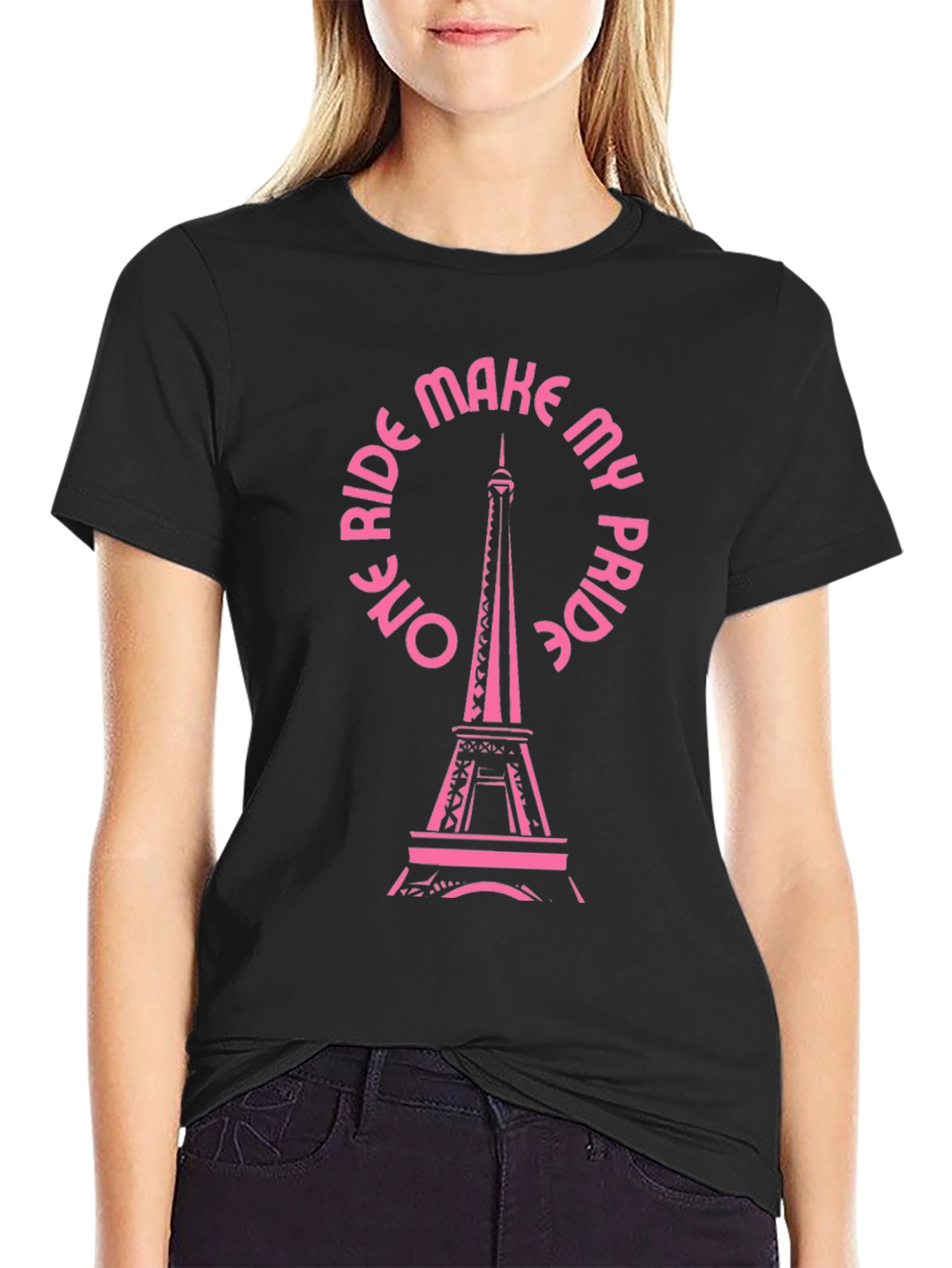 Paris Pride Black Graphic Tee