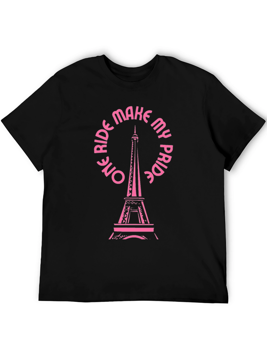 Paris Pride Black Graphic Tee