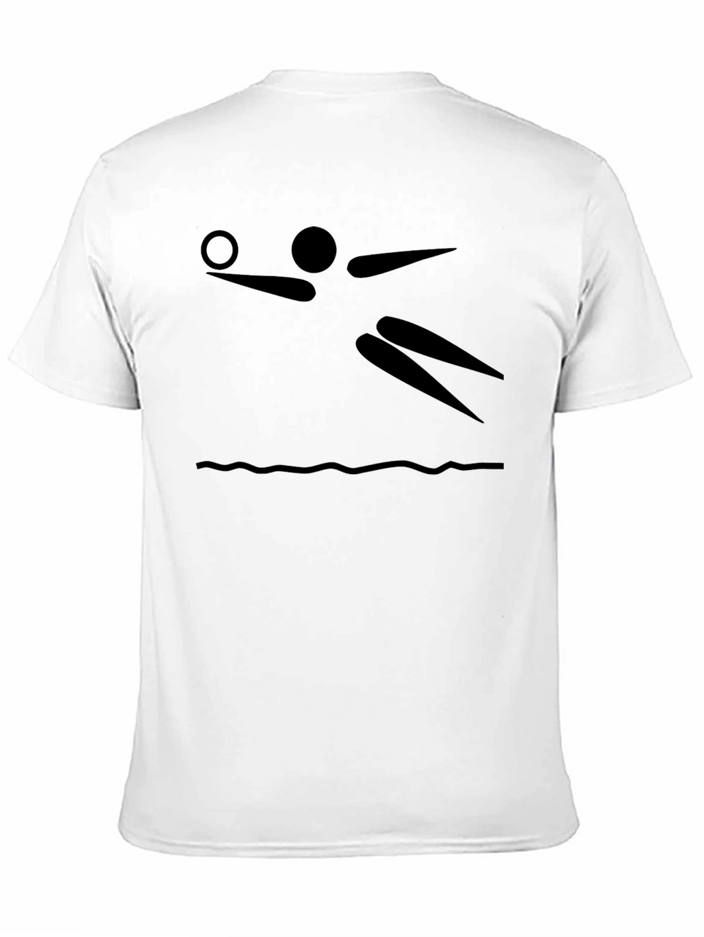 Volleyball Player Graphic Tee - Sporty Black T-Shirt