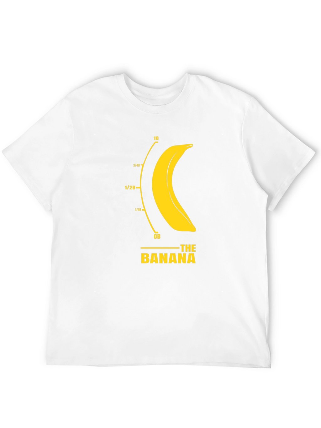Banana Scale T-Shirt - Funny Offensive Lineman Tee