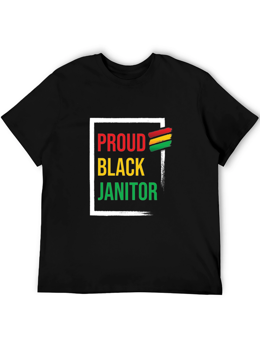 Proud Black Janitor Graphic Tee