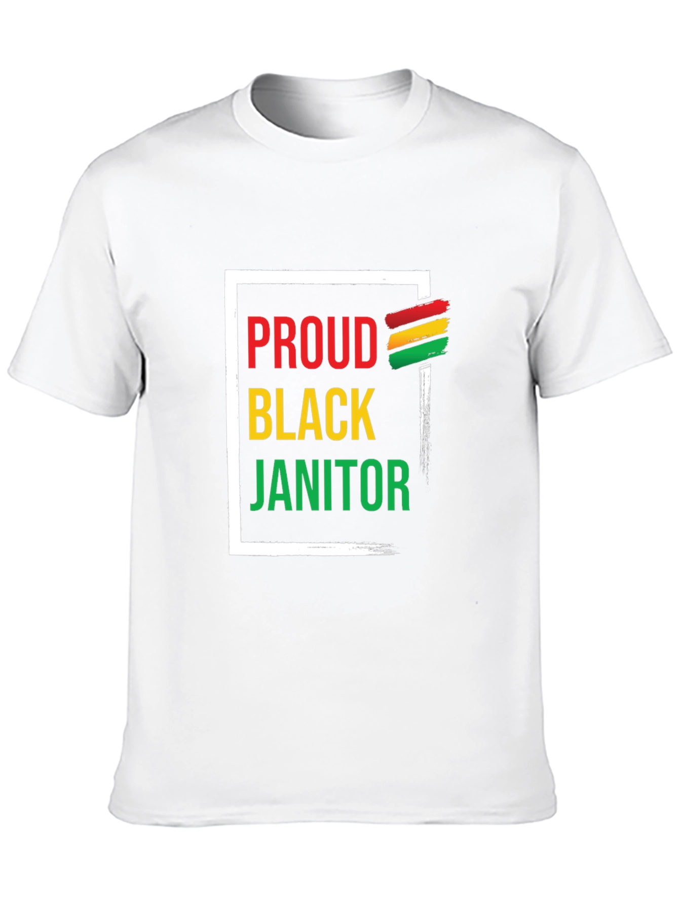 Proud Black Janitor Graphic Tee