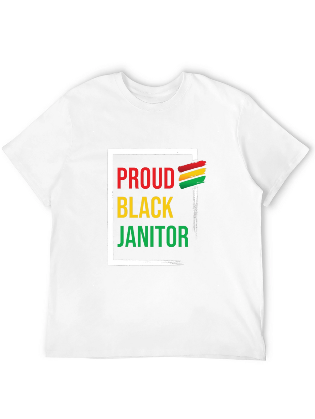 Proud Black Janitor Graphic Tee