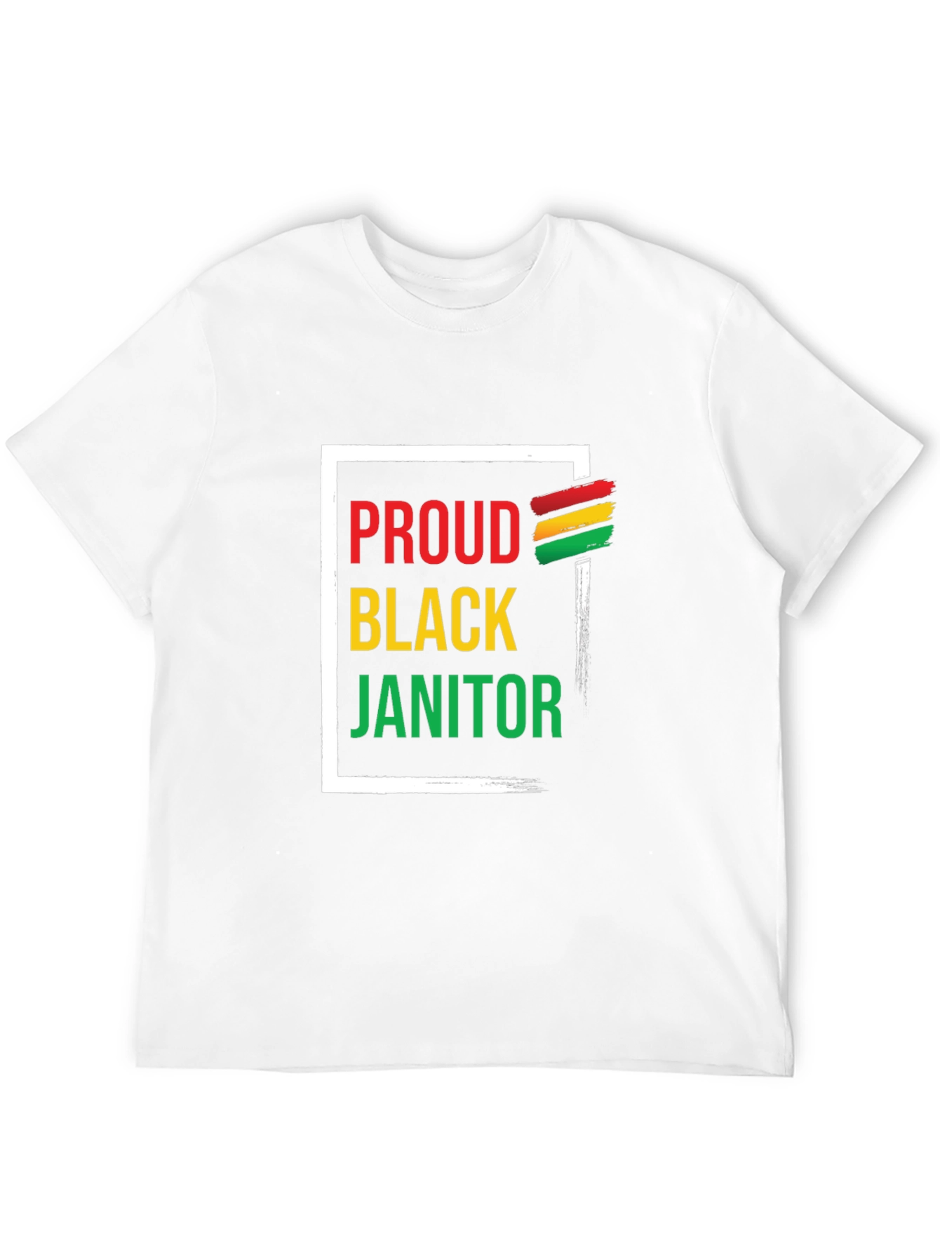 Proud Black Janitor Graphic Tee