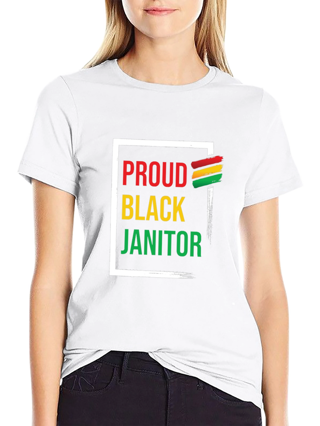 Proud Black Janitor Graphic Tee