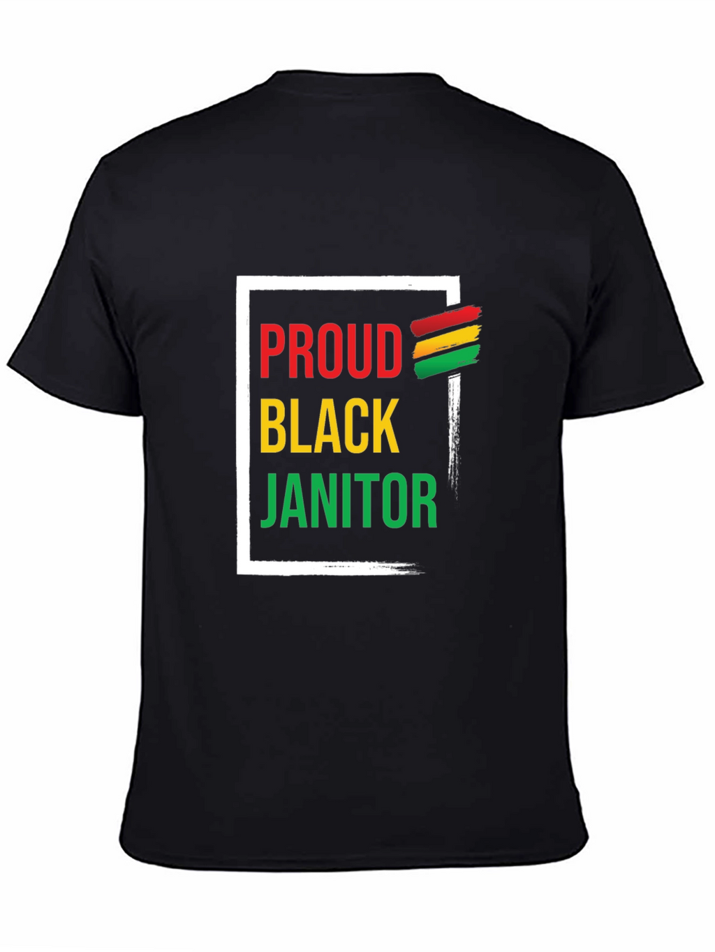 Proud Black Janitor Graphic Tee