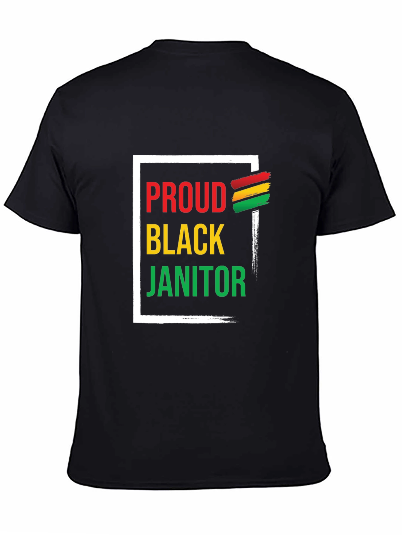 Proud Black Janitor Graphic Tee