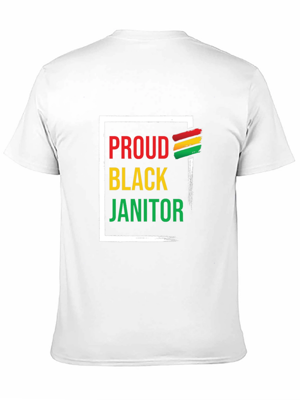 Proud Black Janitor Graphic Tee