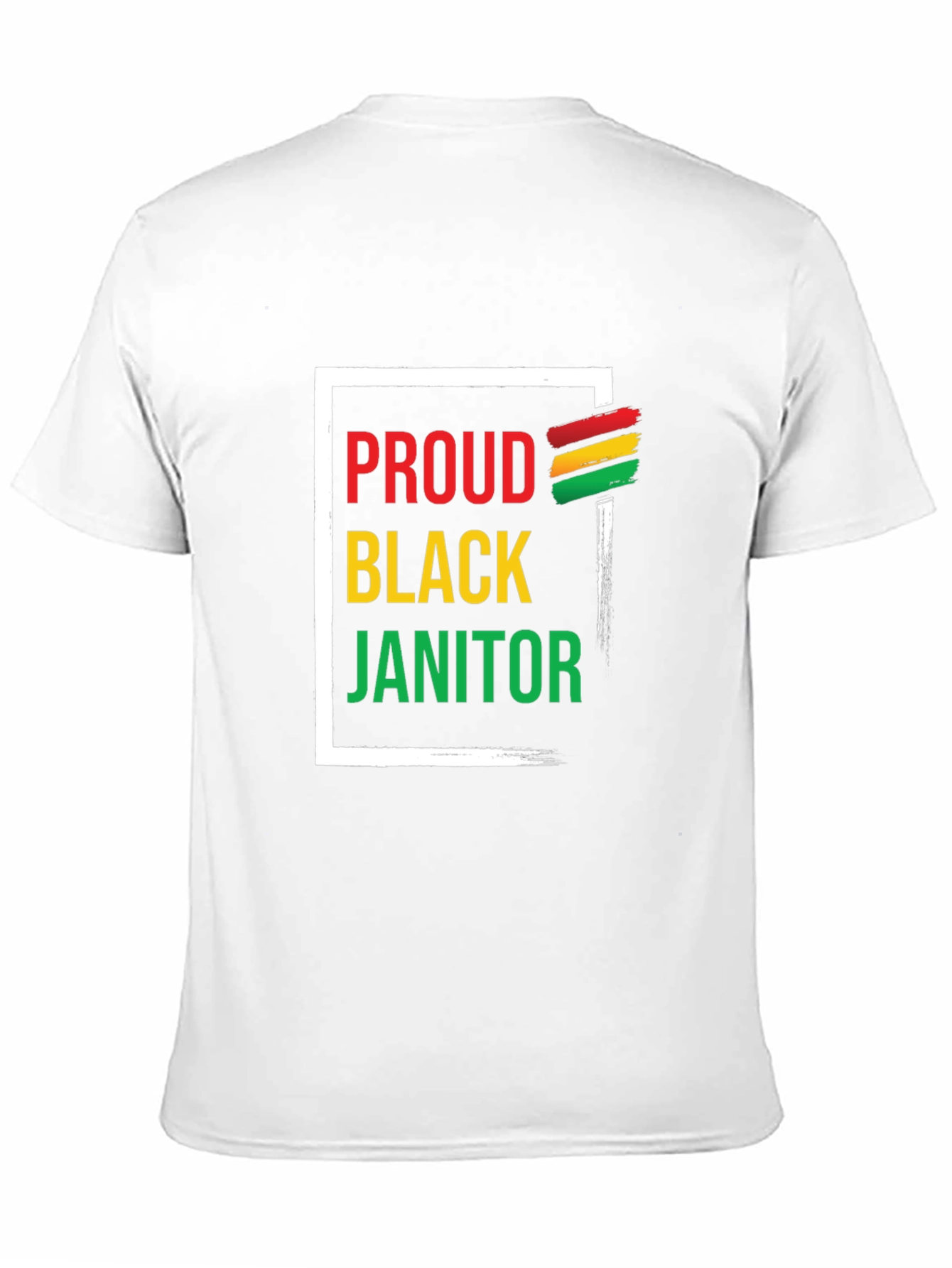 Proud Black Janitor Graphic Tee