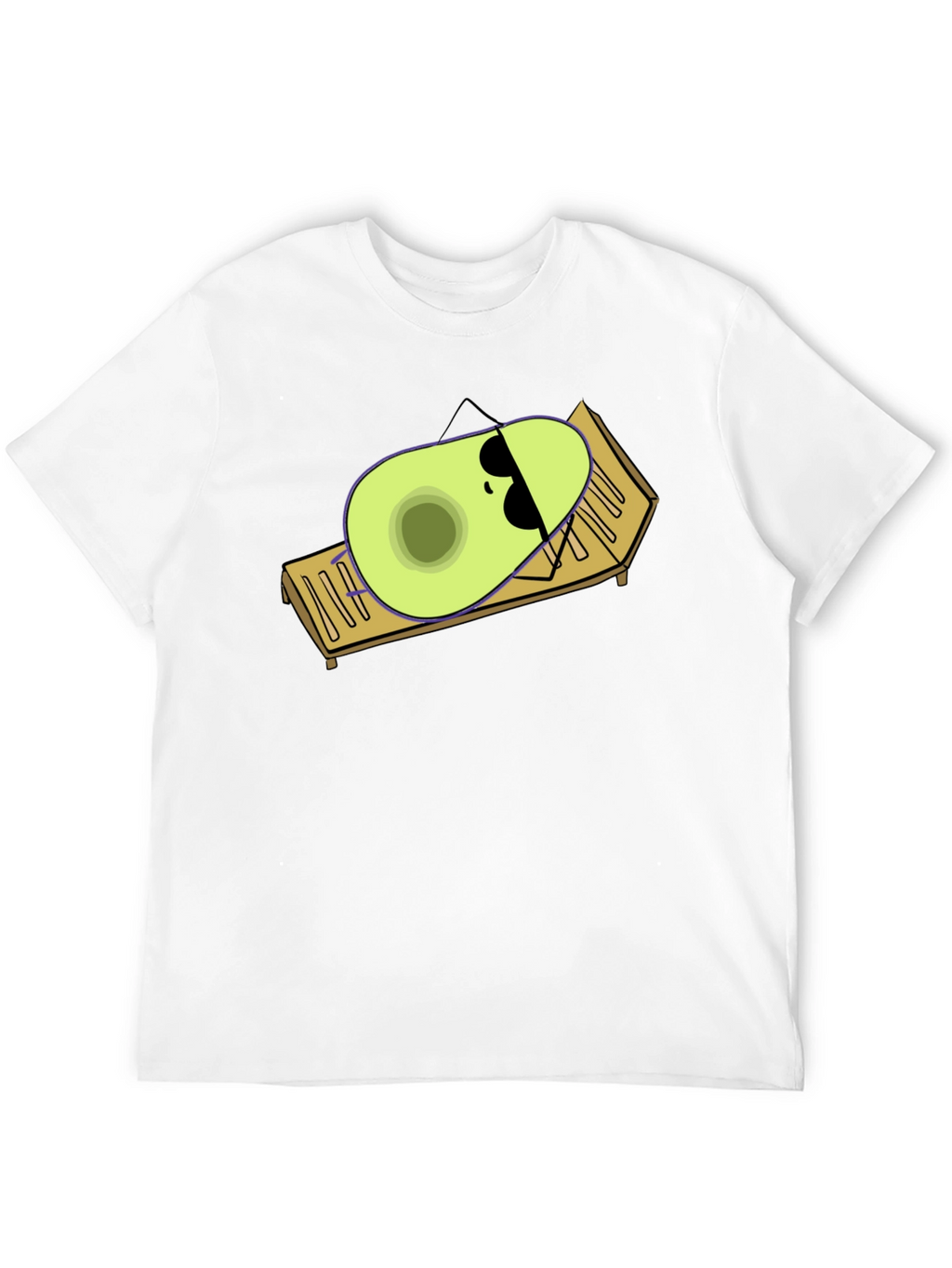 Relaxing Avocado Graphic Tee - Suns Out Pits Out!