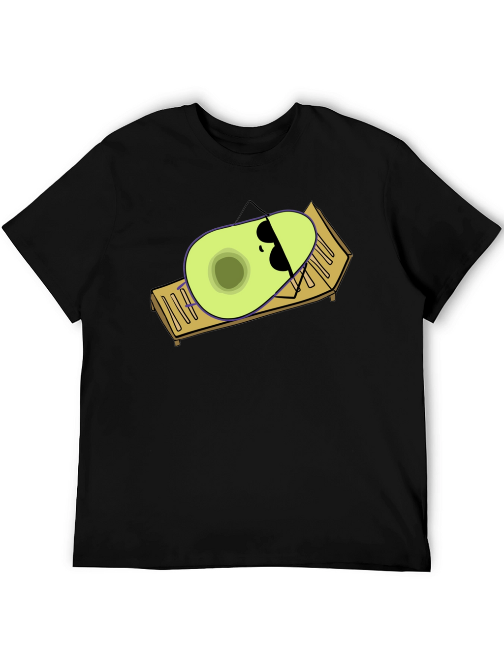 Relaxing Avocado Graphic Tee - Suns Out Pits Out!