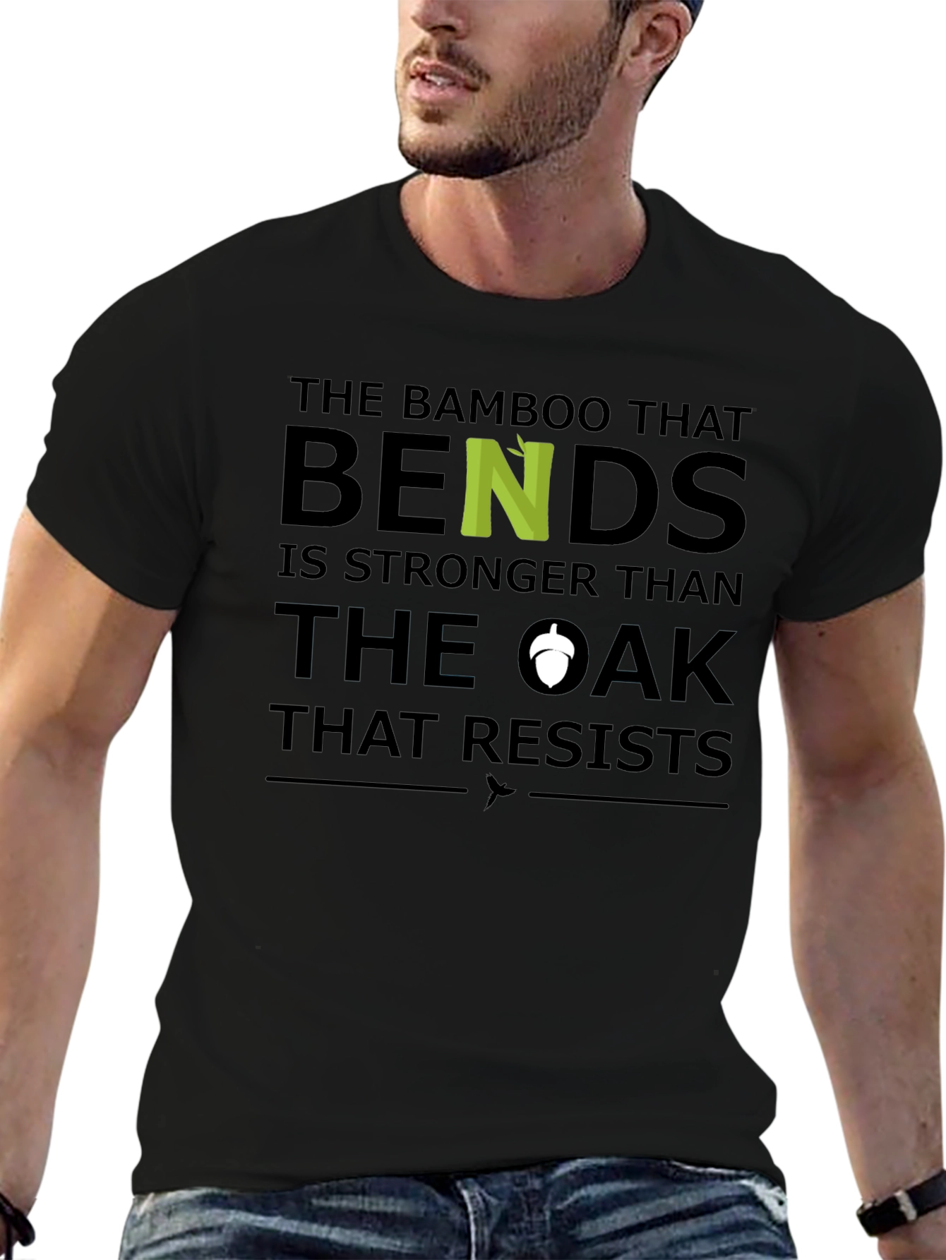 Bamboo Wisdom Tee - Bends but Doesnt Break
