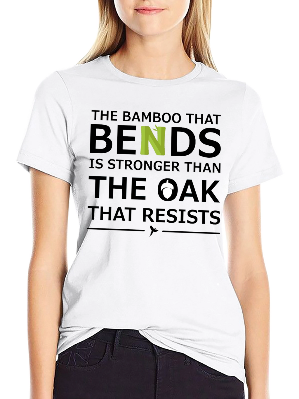 Bamboo Wisdom Tee - Bends but Doesnt Break