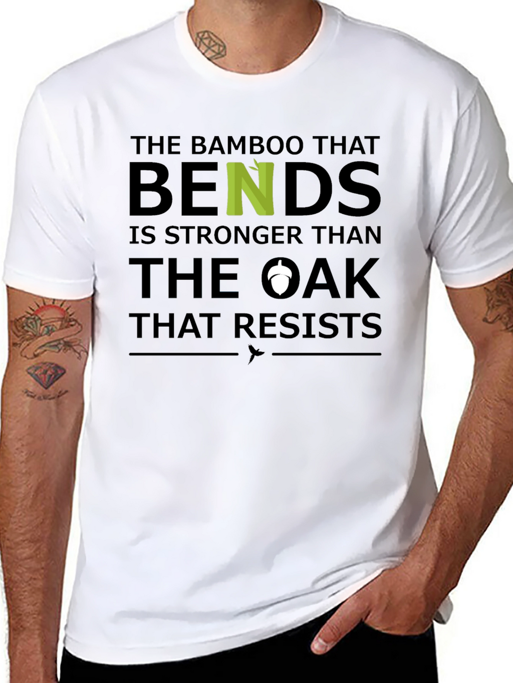 Bamboo Wisdom Tee - Bends but Doesnt Break