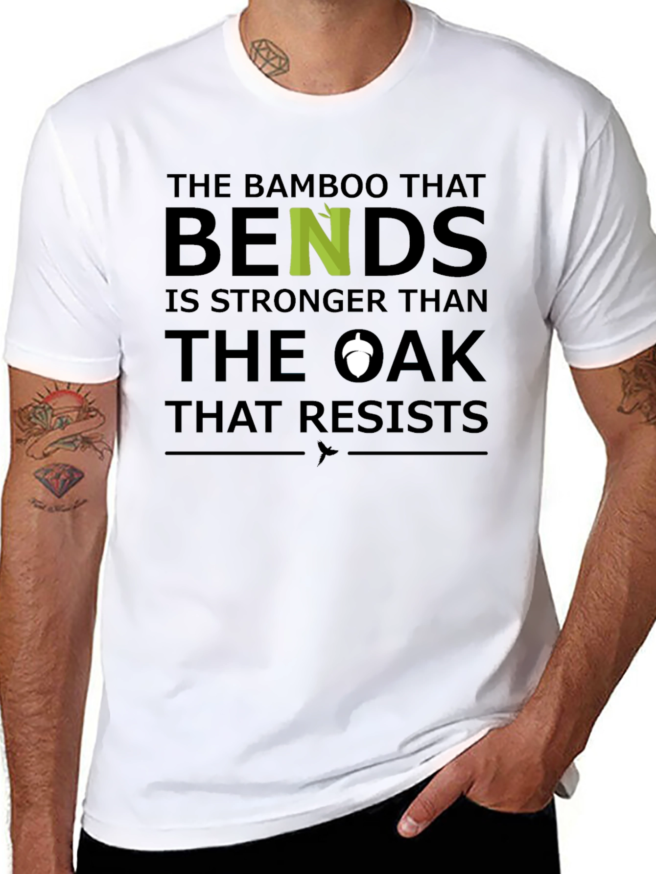 Bamboo Wisdom Tee - Bends but Doesnt Break