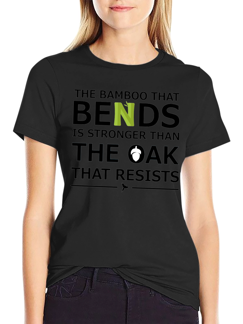 Bamboo Wisdom Tee - Bends but Doesnt Break
