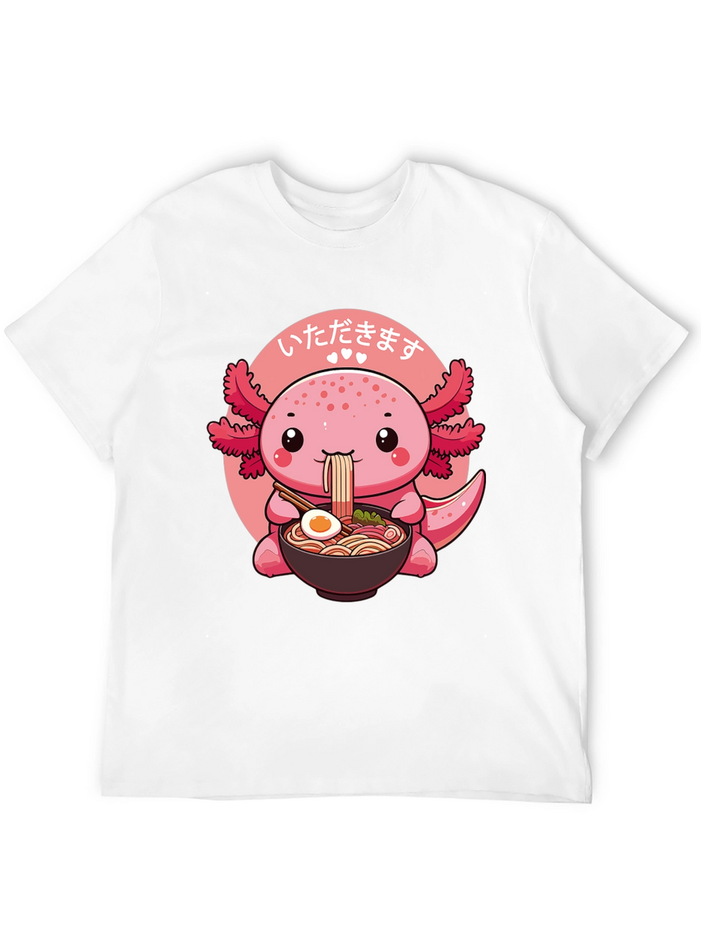 Cute Axolotl Ramen T-Shirt