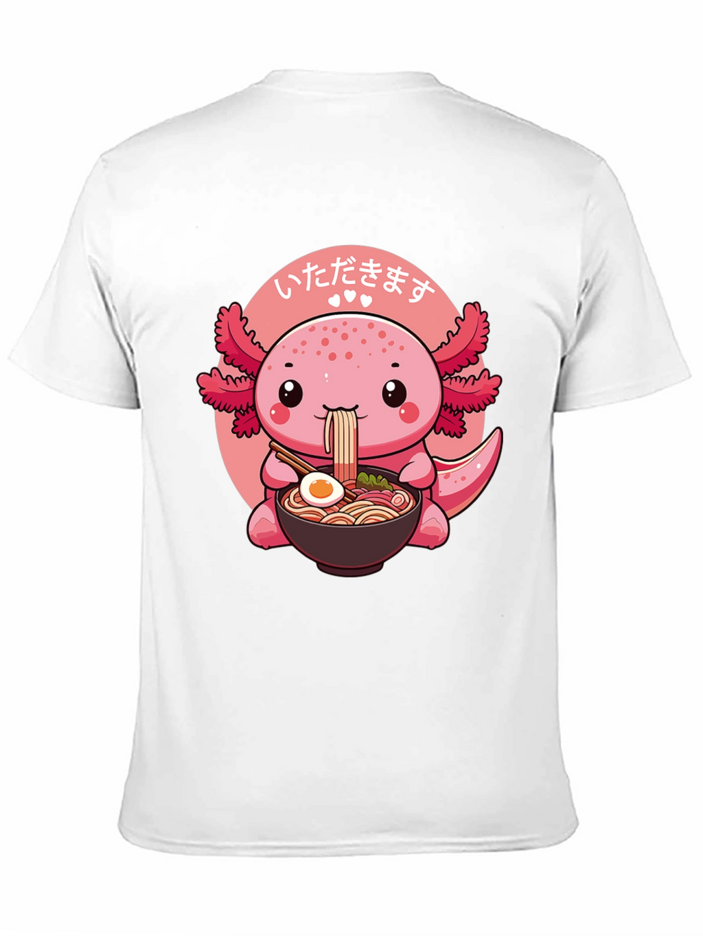 Cute Axolotl Ramen T-Shirt