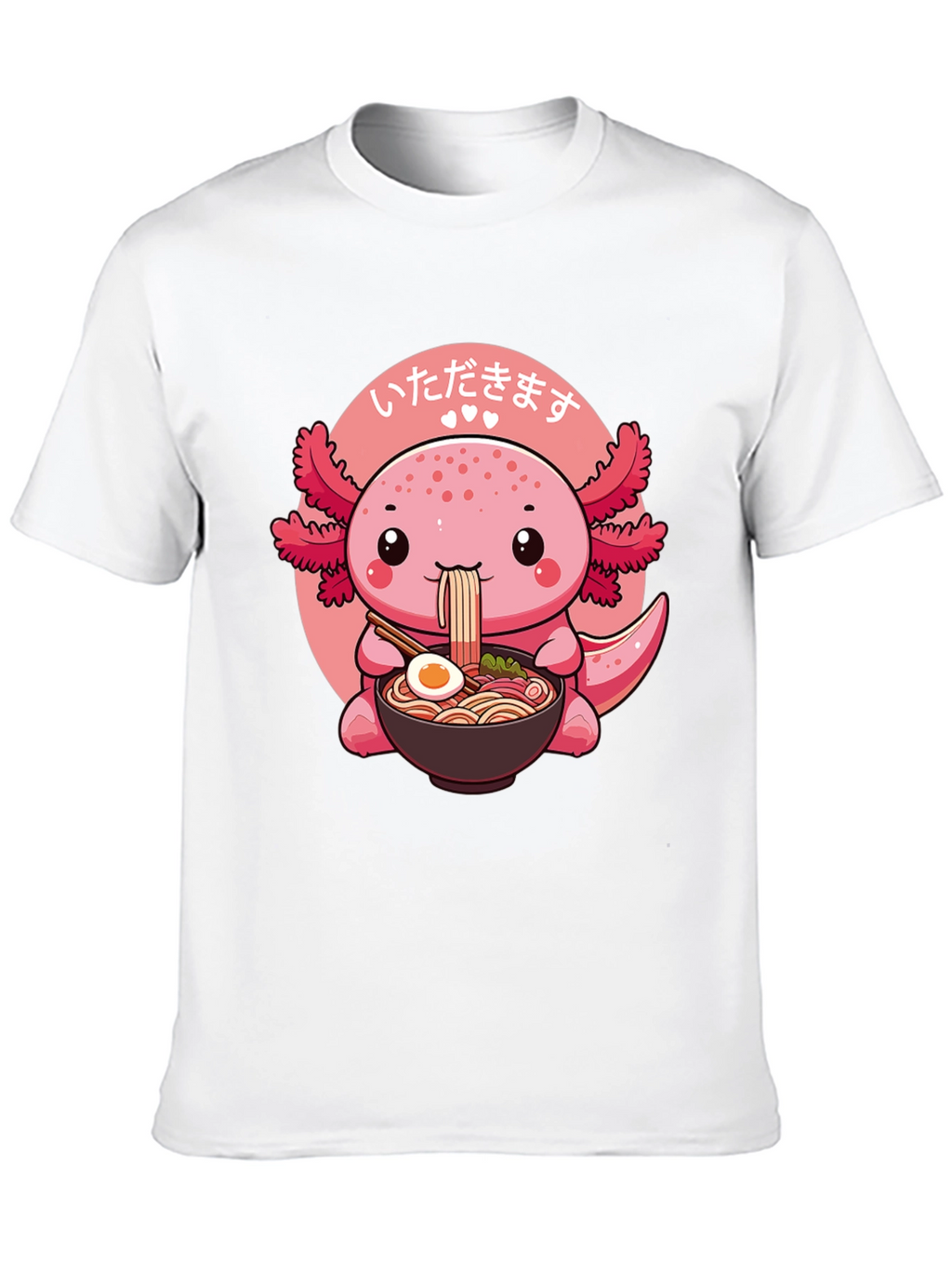 Cute Axolotl Ramen T-Shirt