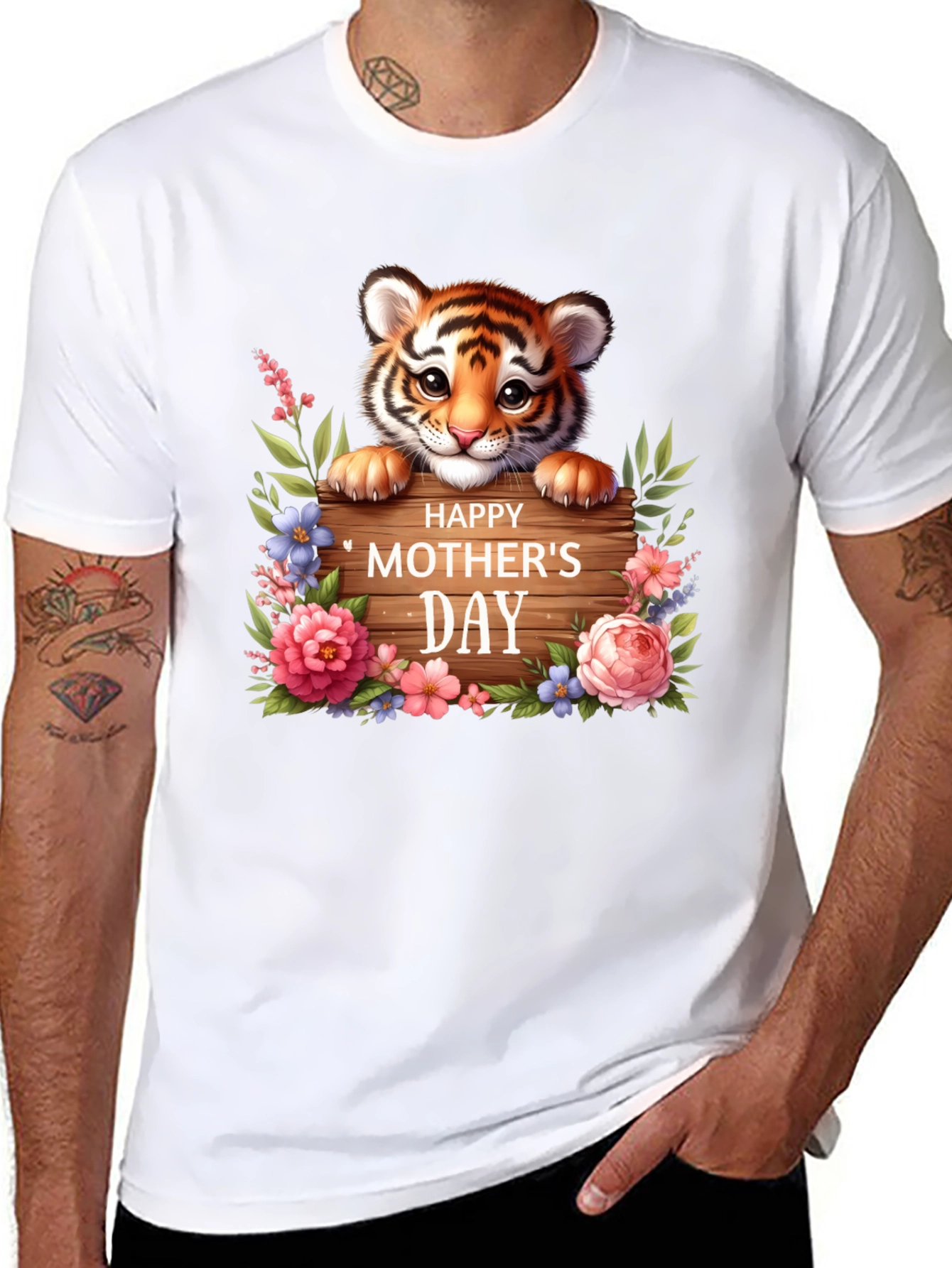 Tiger Cub Mothers Day T-Shirt