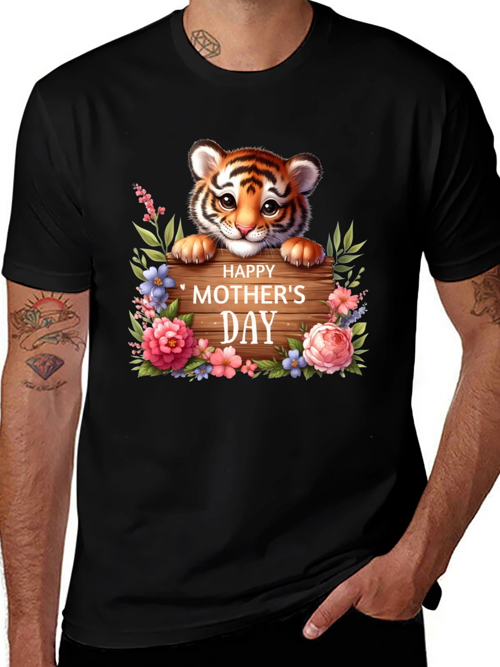 Tiger Cub Mothers Day T-Shirt