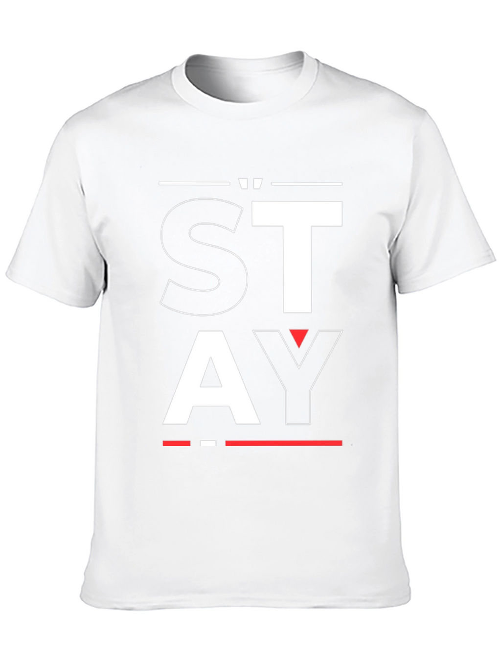 Stay Graphic Tee - Black Casual T-Shirt