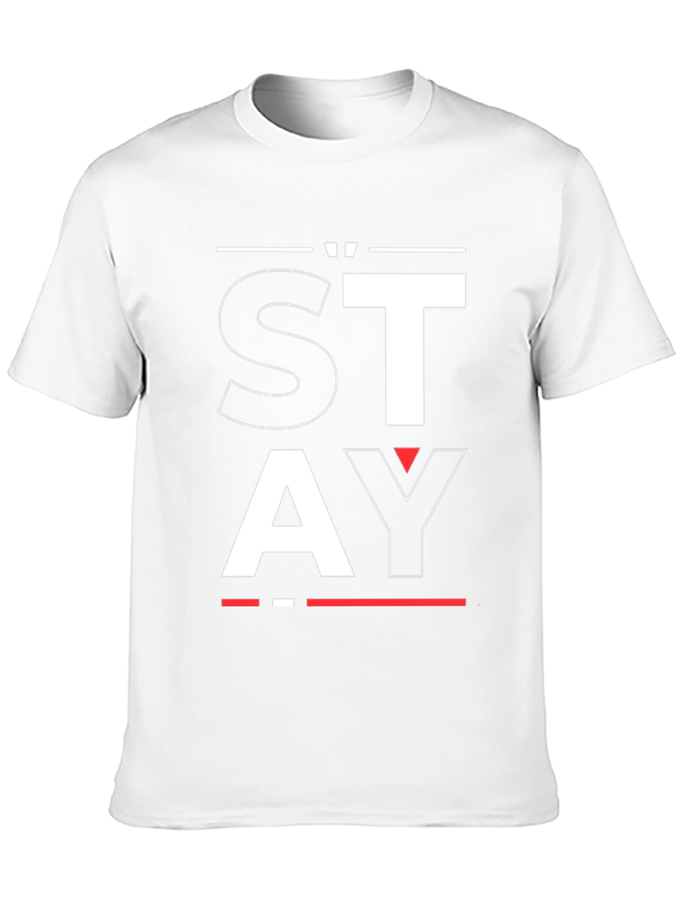Stay Graphic Tee - Black Casual T-Shirt