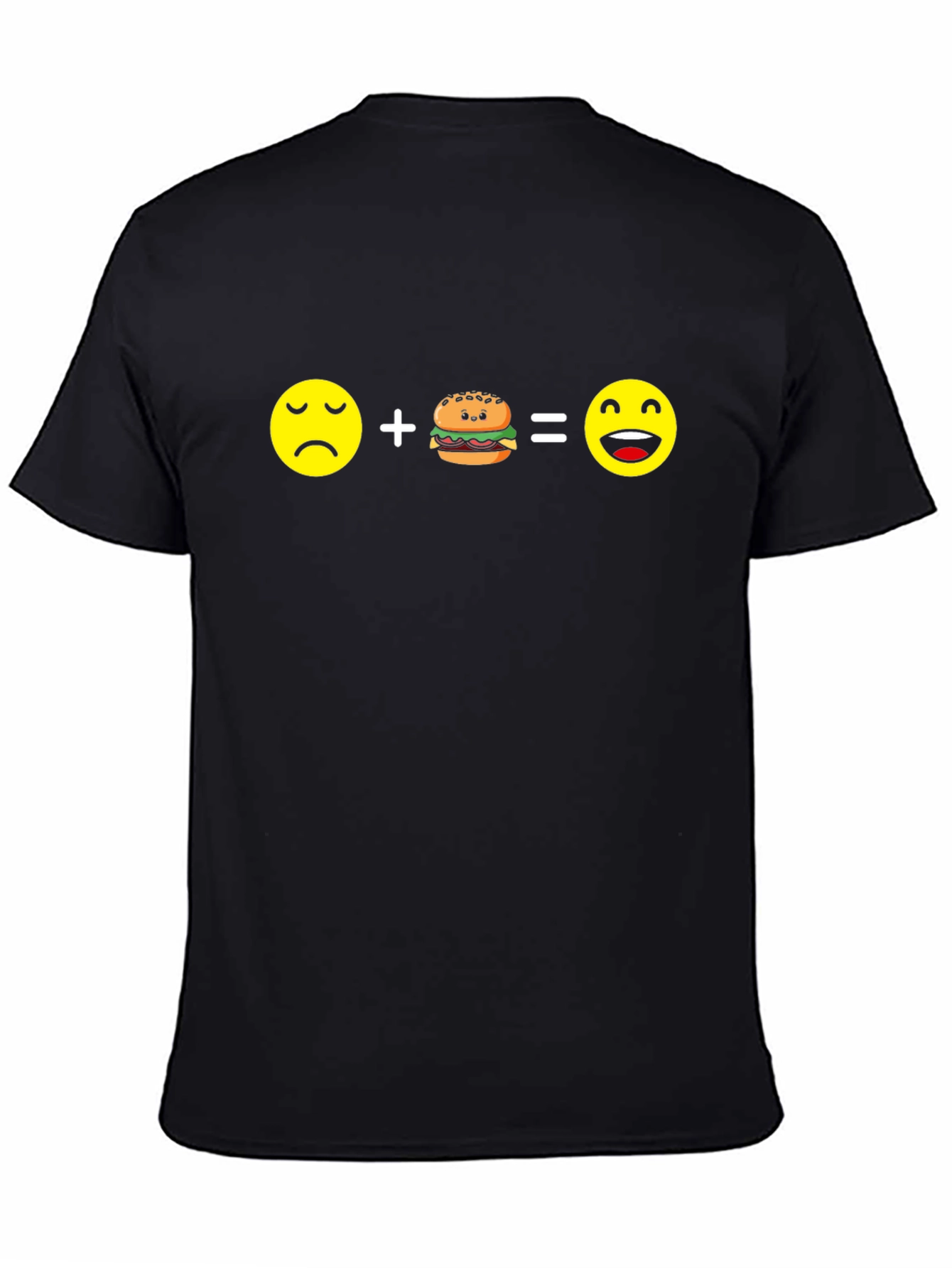 Sad + Burger = Happy T-Shirt
