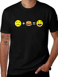 Sad + Burger = Happy T-Shirt