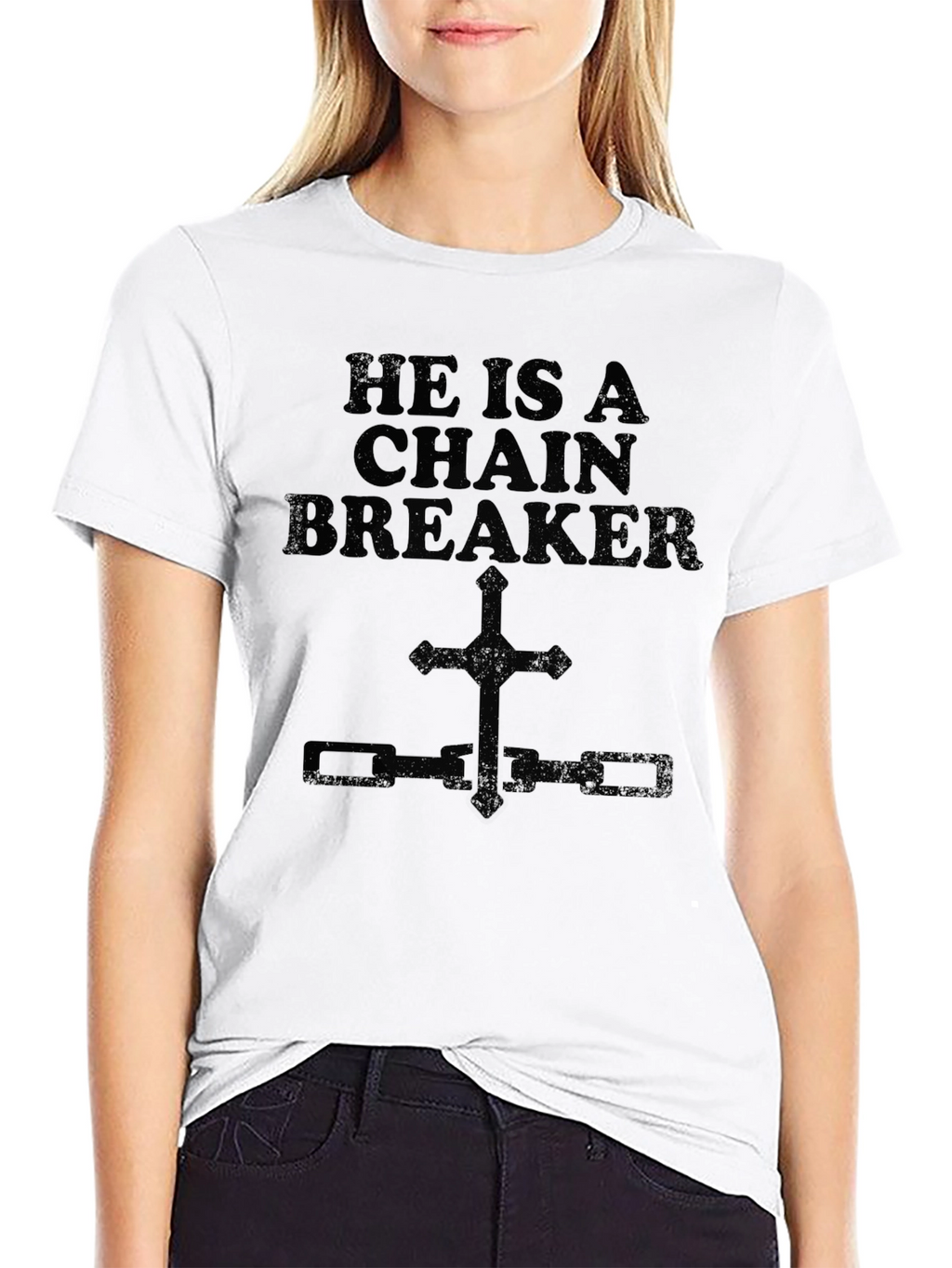 Chain Breaker T-Shirt - Christian Faith Tee