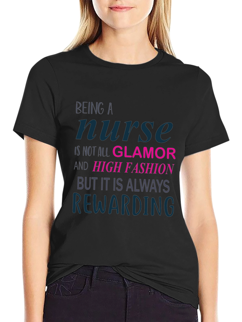 Nurse T-Shirt: Rewarding Career Apparel
