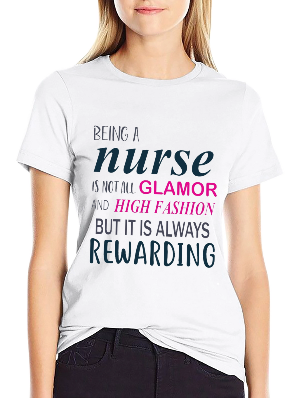 Nurse T-Shirt: Rewarding Career Apparel