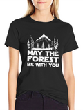 May The Forest Be With You Graphic Tee