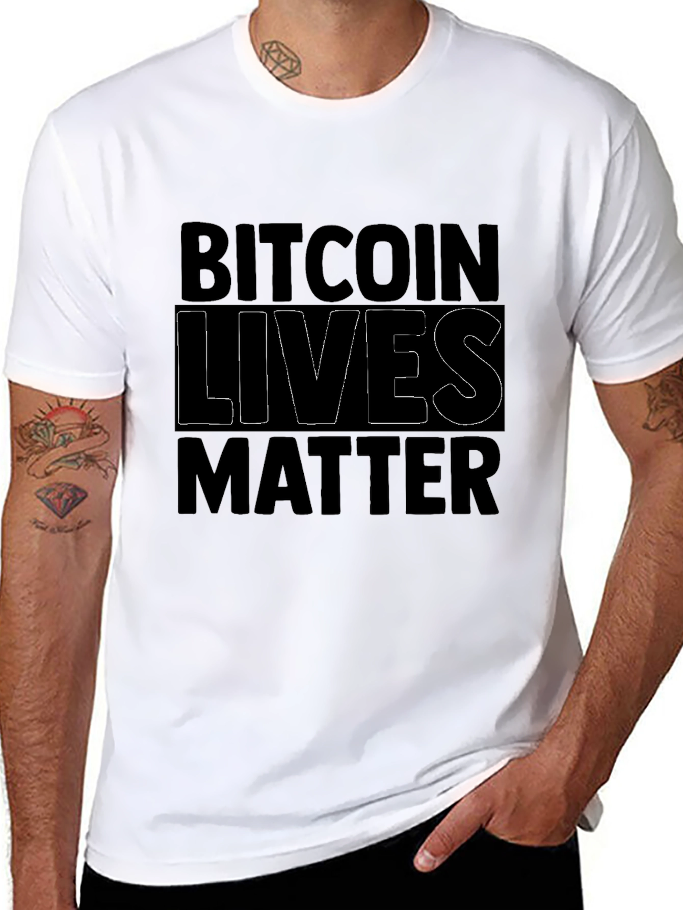 Bitcoin Lives Matter Graphic Tee