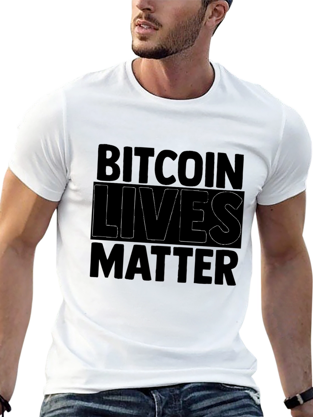 Bitcoin Lives Matter Graphic Tee