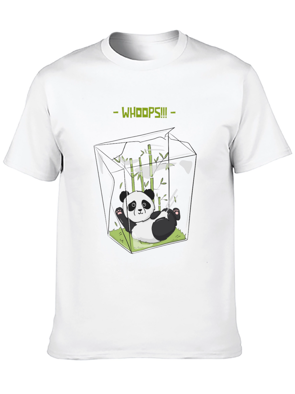 Whoops Panda T-Shirt - Funny Graphic Tee