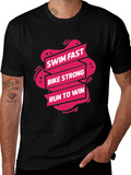 Triathlon Training Tee: Swim Bike Run