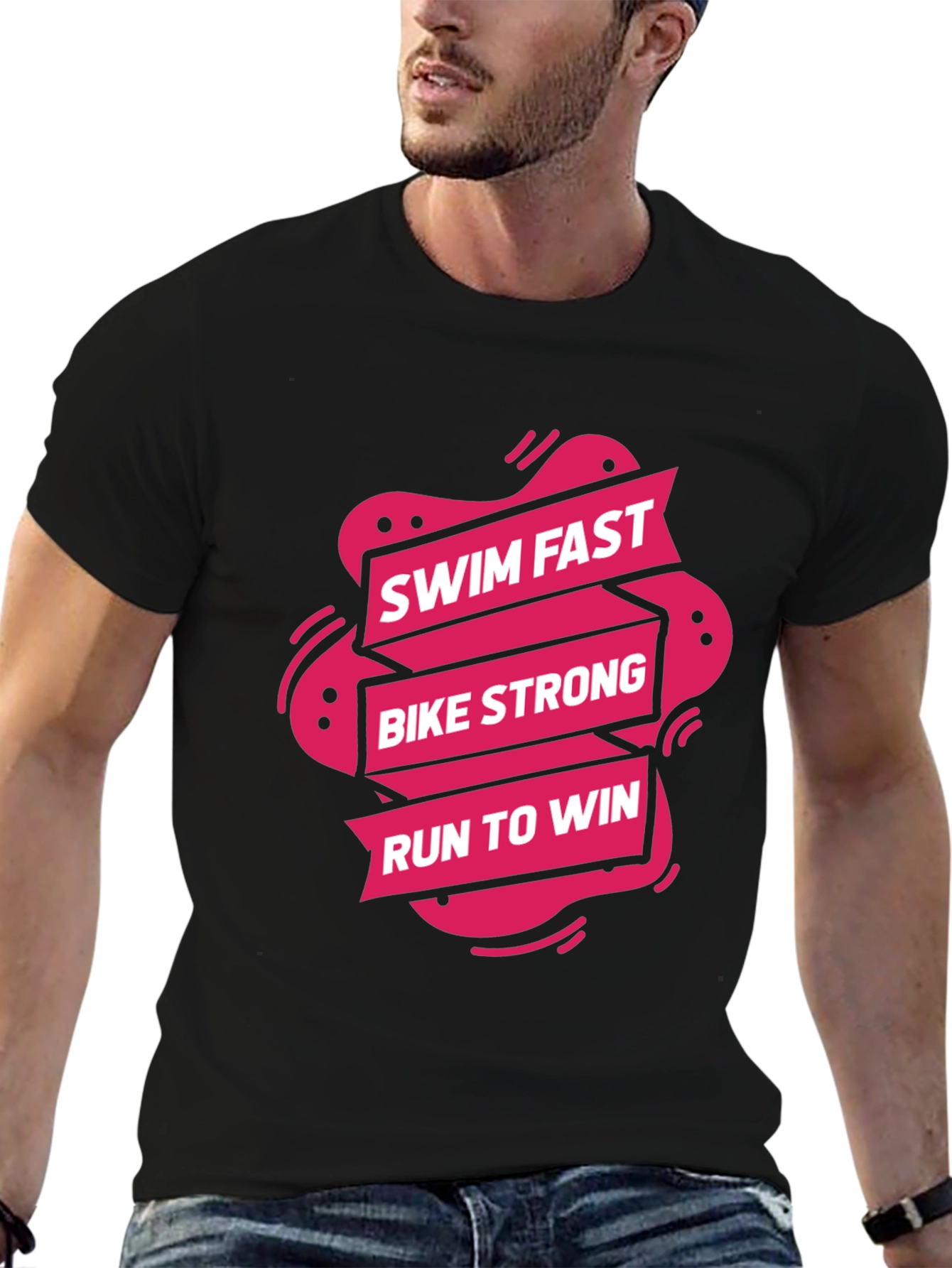 Triathlon Training Tee: Swim Bike Run