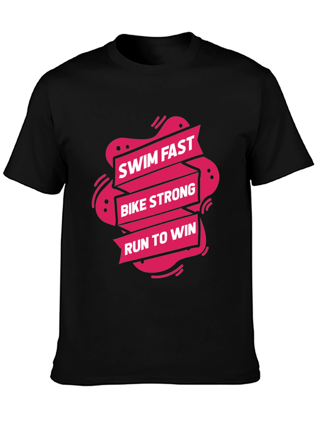 Triathlon Training Tee: Swim Bike Run